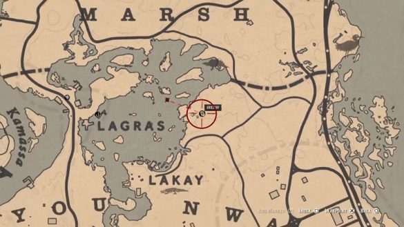 Red Dead Online Bluewater Marsh Treasure Location [Map Guide]