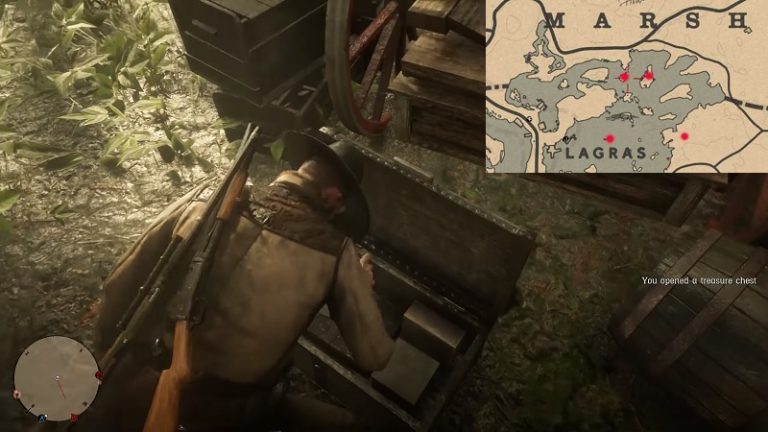 Red Dead Online Bluewater Marsh Treasure Location [Map Guide]