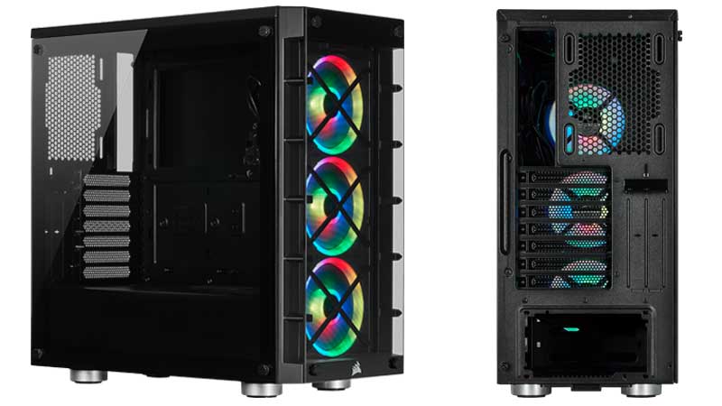CORSAIR iCUE 465X RGB Mid-Tower ATX Smart Case