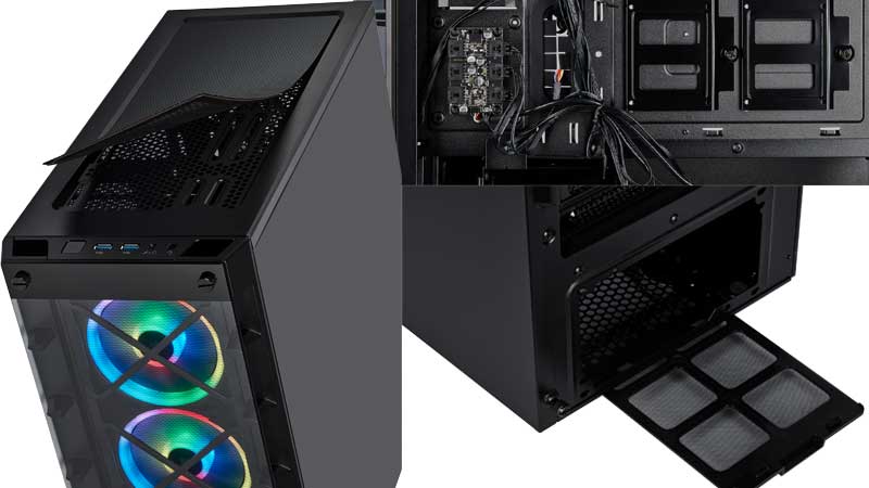 CORSAIR iCUE 465X RGB Mid-Tower ATX Smart Case