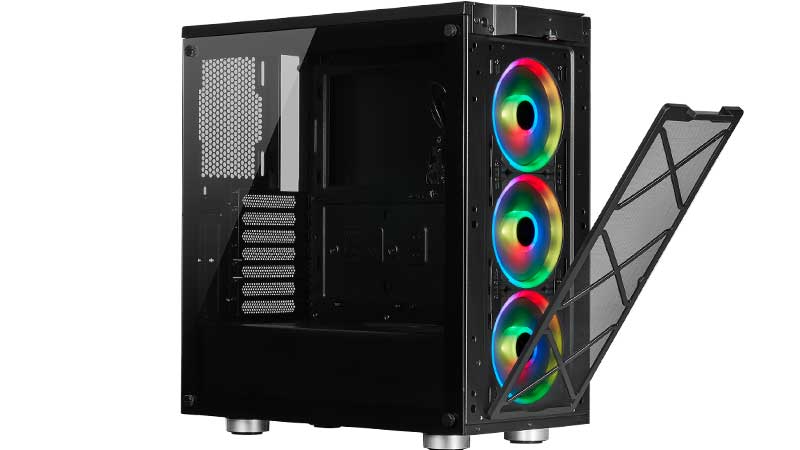 CORSAIR iCUE 465X RGB Mid-Tower ATX Smart Case
