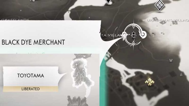 Ghost of Tsushima: All Dye Merchant Locations - White & Black Dye