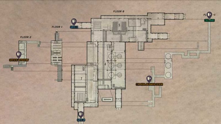 Escape from Tarkov Factory Map Full Escape Guide - Key Locations