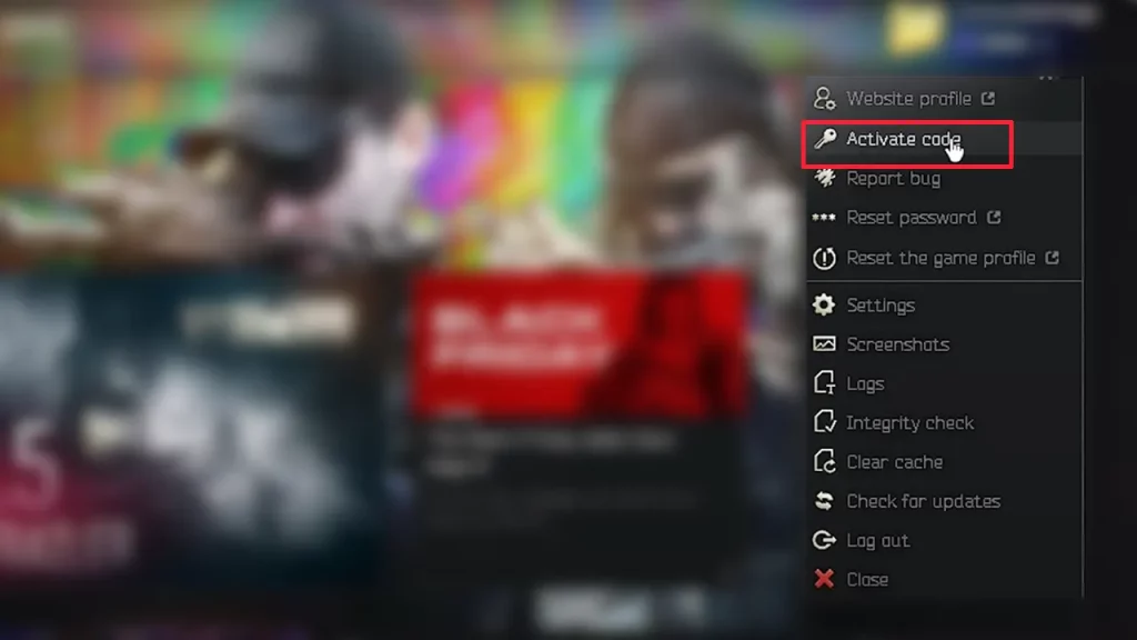 how to redeem escape from tarkov promo codes
