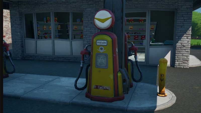 Fortnite Gas Station Locations map