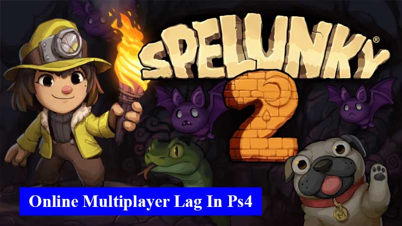 Online multiplayer lag in PS4 in Spelunky 2