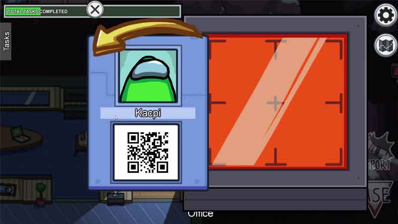 among us qr code easter egg