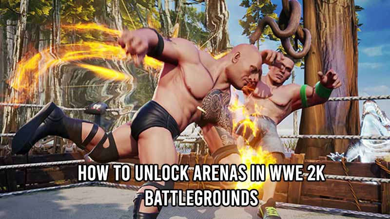 unlock arenas wwe 2k battlegrounds