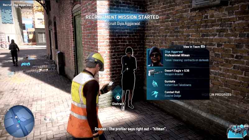 Watch Dogs Legion hitman location