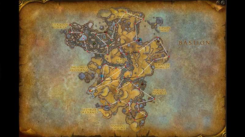 all anima shards locations to get silverwind larion secret mount in world of wacraft shadowlands