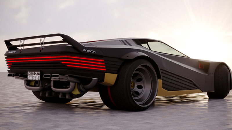 Quadra Turbo R V-Tech best cars in cyberpunk 2077