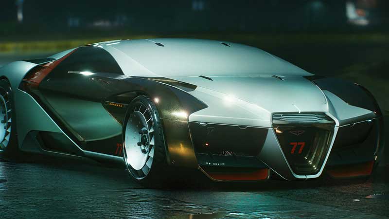 Rayfield Caliburn best car vehicles in cyberpunk 2077