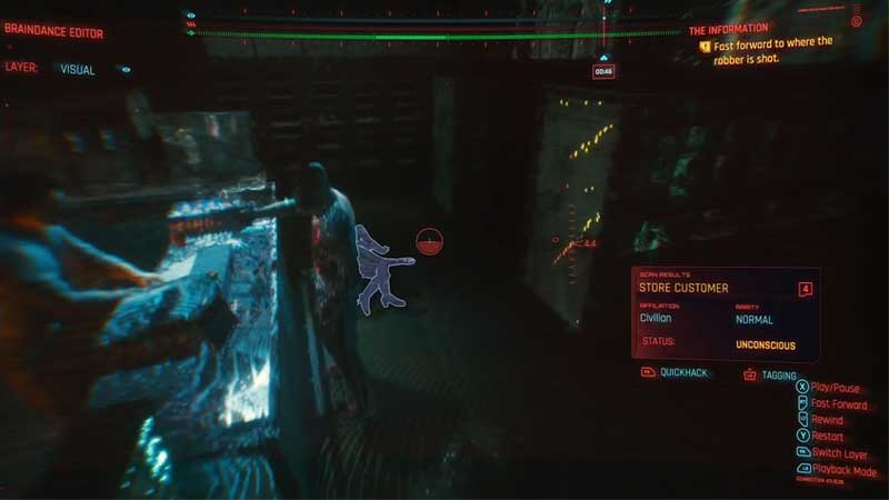 how to use braindance editor in cyberpunk 2077