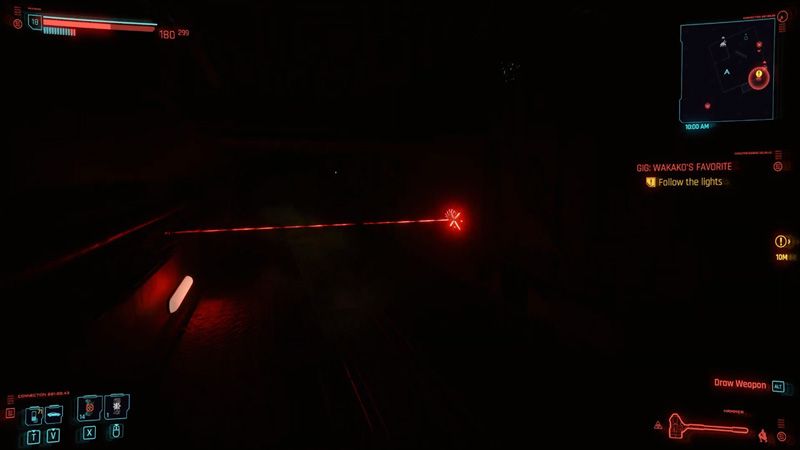 follow the lights cp2077