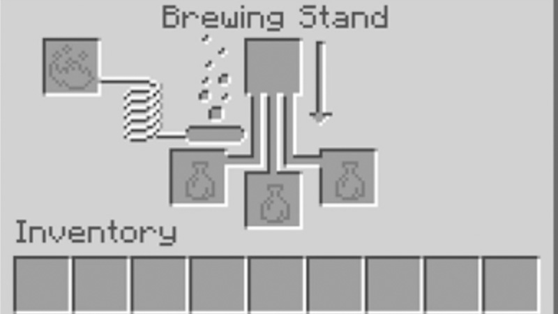 how to brew splash potion of weakness in minecraft