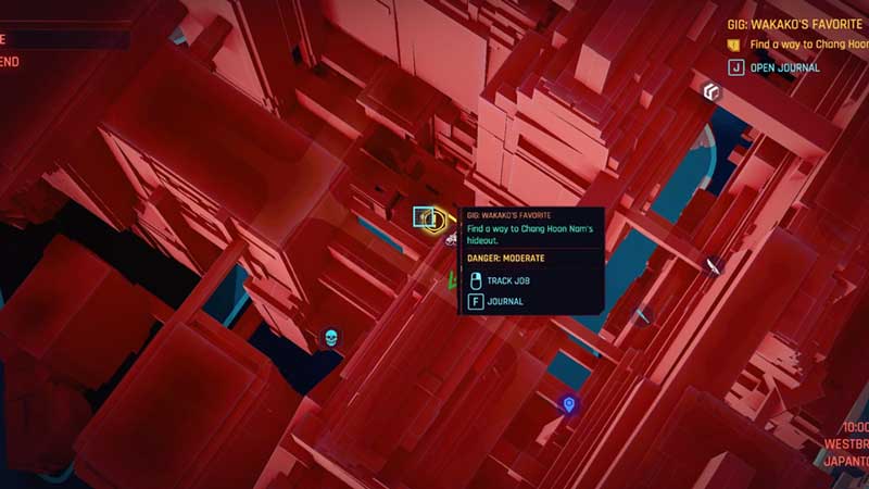 how to complete follow the lights objective in wakako's favorite gig in cyberpunk 2077