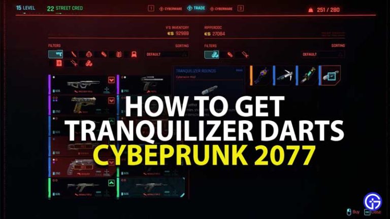 Cyberpunk 2077 How To Get Tranquilizer Rounds | Arms Mod Guide
