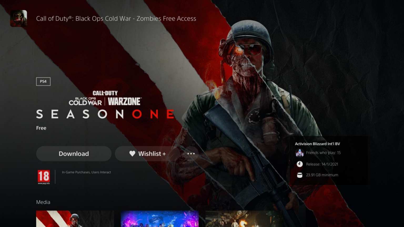 CoD Black Ops Cold War Zombies Free Trial