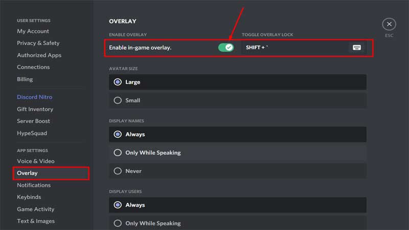 Discord Overlay Not Working Issue