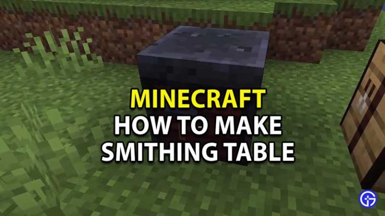 How To Make A Smithing Table In Minecraft | Crafting Steps