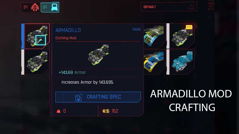 Armadillo Mod Blueprint