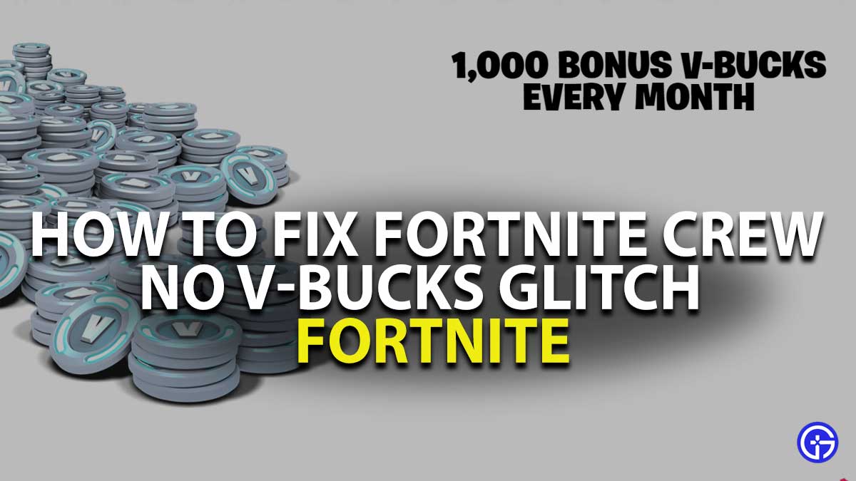Fortnite Crew No-Vbucks Fix