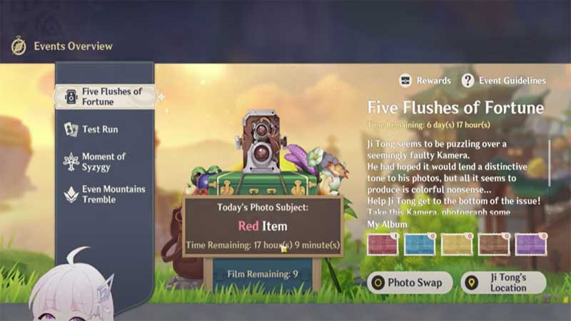 Five Flushes Of Fortune Red Item