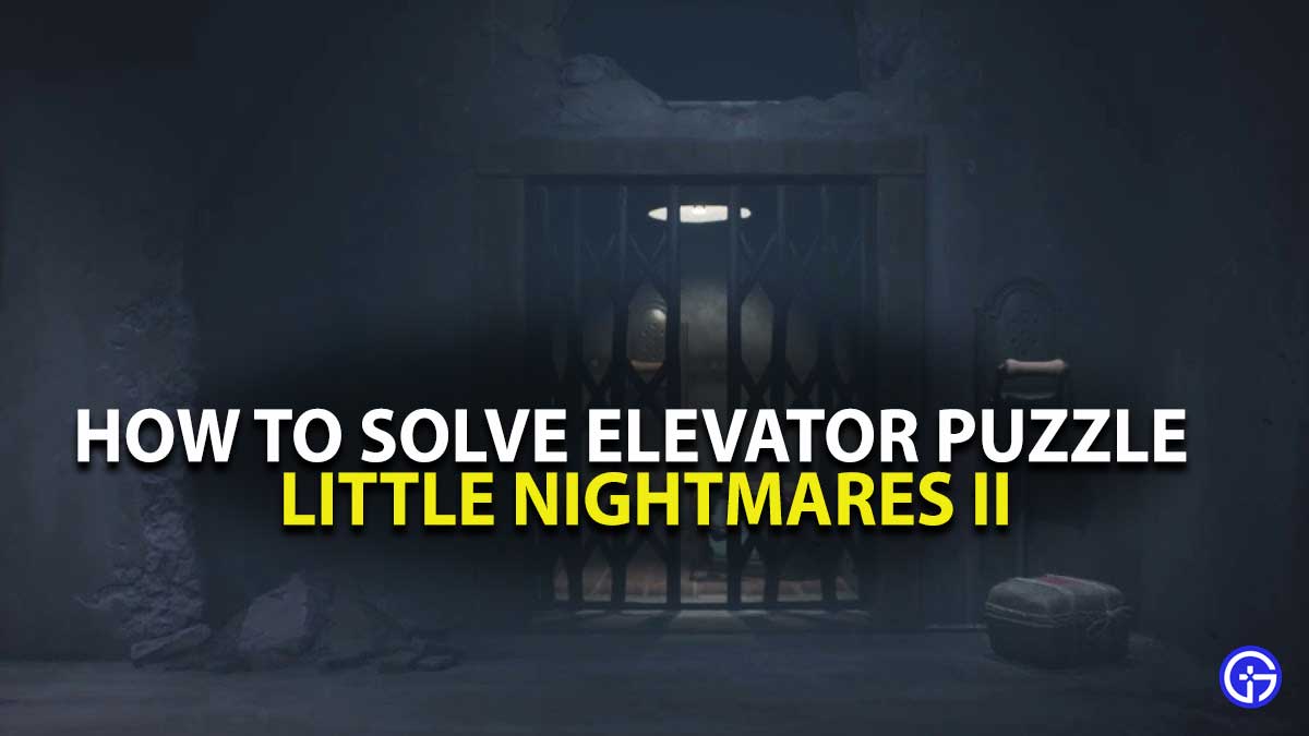 Little Nightmares 2 Elevator Puzzle