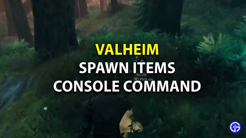 Valheim Console Commands Spawn Items