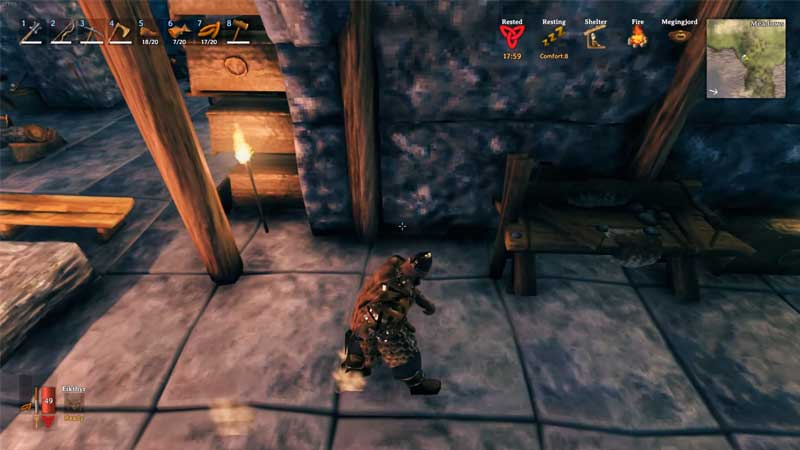 how to make stone walls and floors in valheim