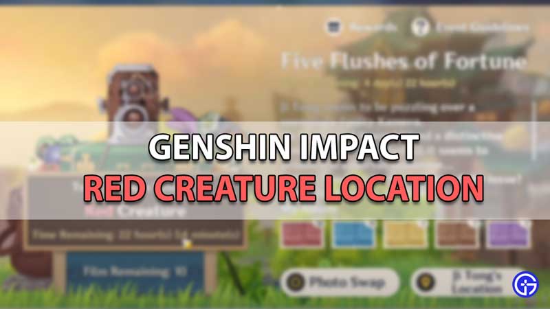 where to find red creatures genshin impact