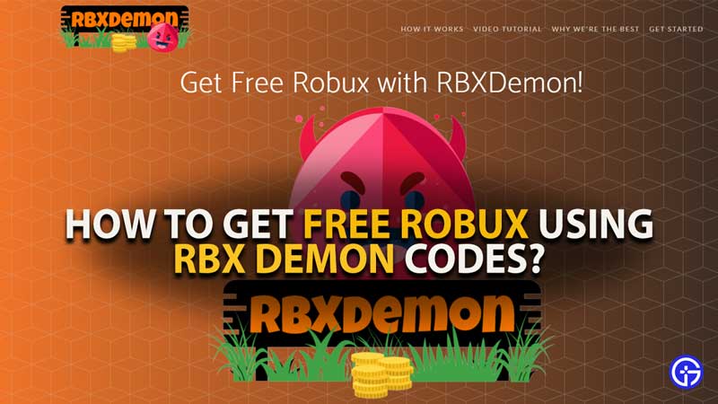 RBX Demon Free RObux Guide