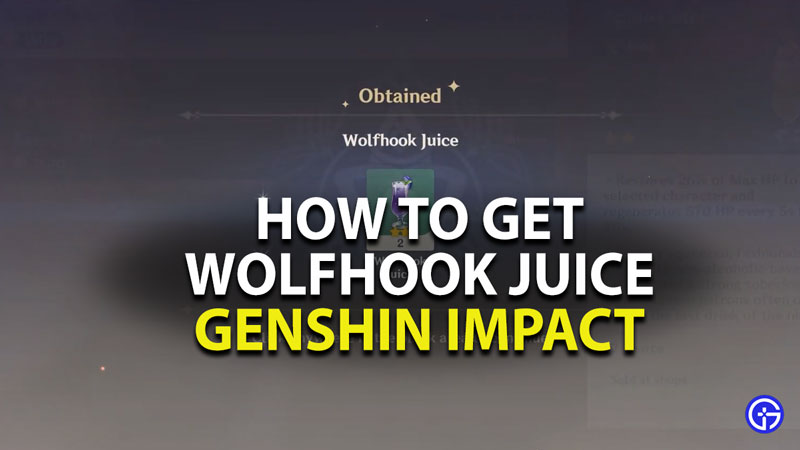 how to get wolfhook in genshin impact