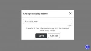 How To Change Display Name On Roblox For FREE 2021 Roblox Change Display Name 300x169 