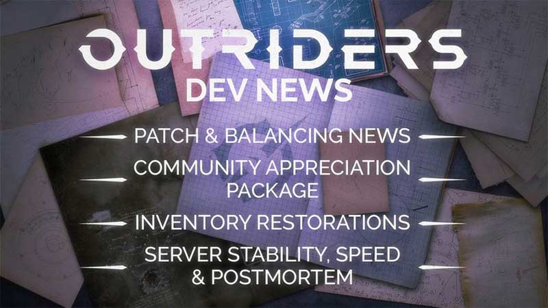 Outriders Appreciation Package Date