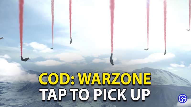 Call Of Duty Warzone: How To Tap To Pick Up Items