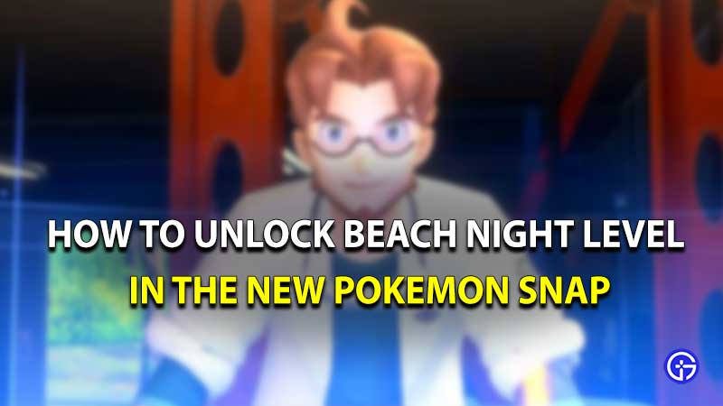 Pokemon Snap beach night