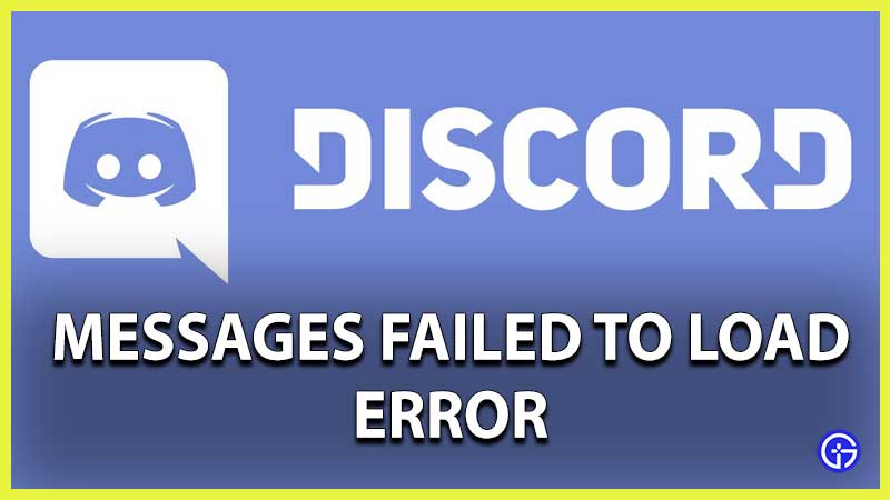 discord down messages failed to load error