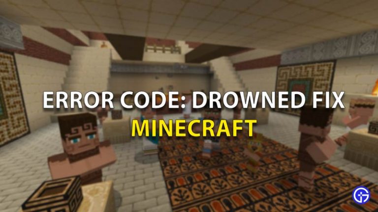 Error Code Drowned