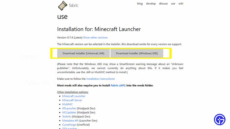 minecraft fabric mods installation guide
