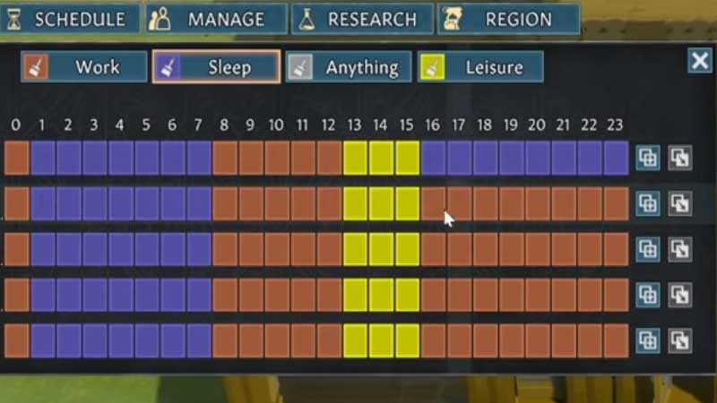 Going Medieval Sleep Pattern
