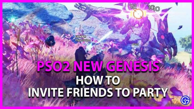 How To Play With Friends In PSO2 : Invite Friends To Party - Gamer Tweak - How To Add Friends Pso2 New Genesis