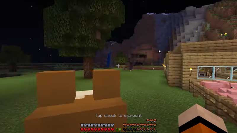 minecraft how to ride a llama