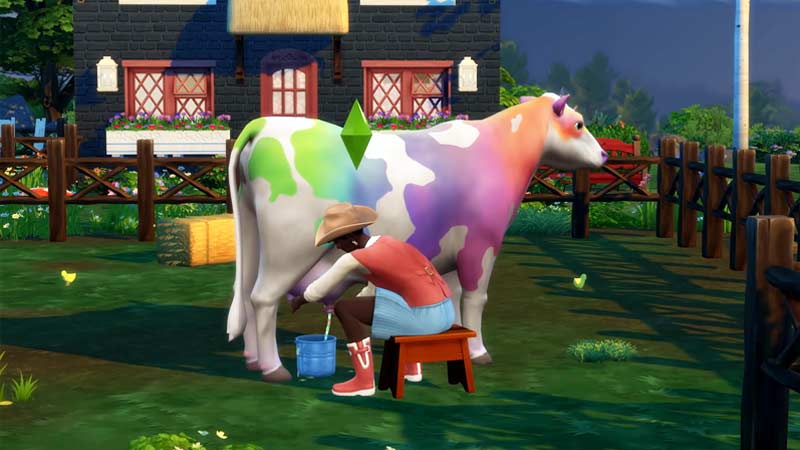Change Your Animal Colors in Sims Cottage Living