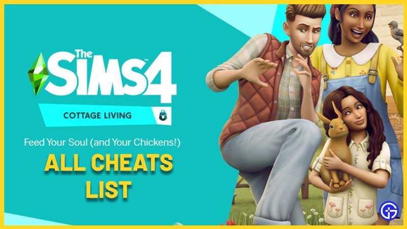 sims 4 cottage living cheats