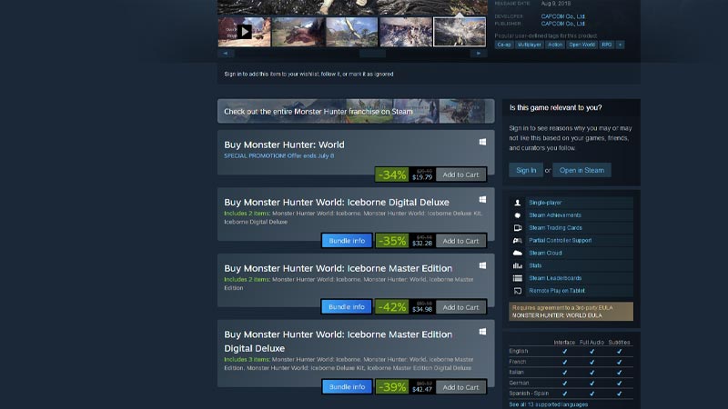 Steam Cant Add to Cart