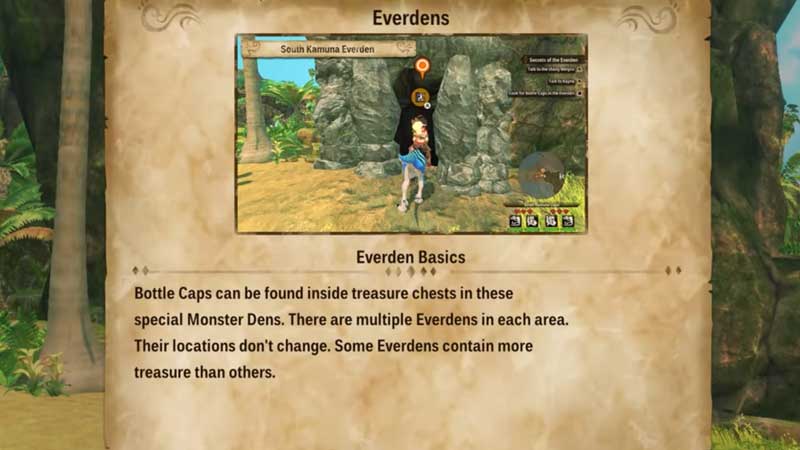MH Stories 2 Bottlecaps Location