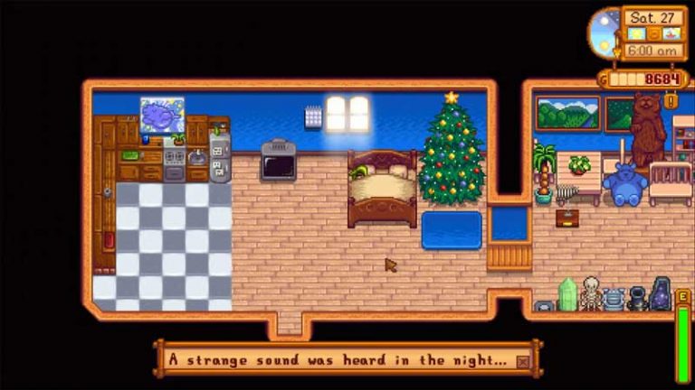 Stardew Valley - A Strange Sound Was Heard In The Night Message