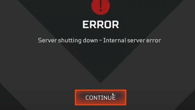 Apex Legends Internal Server Error Shutting Down Fix - Gamer Tweak