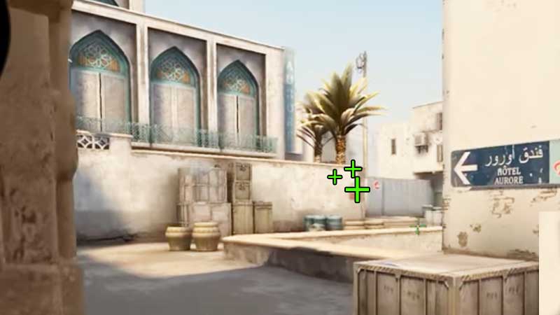 CSGO Dust A-Base Grenade Spot